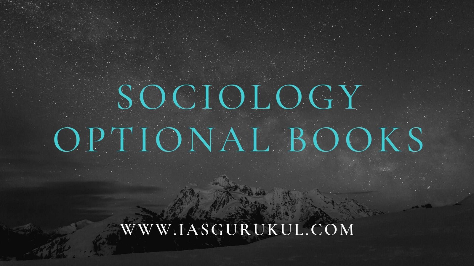 Sociology Optional Books