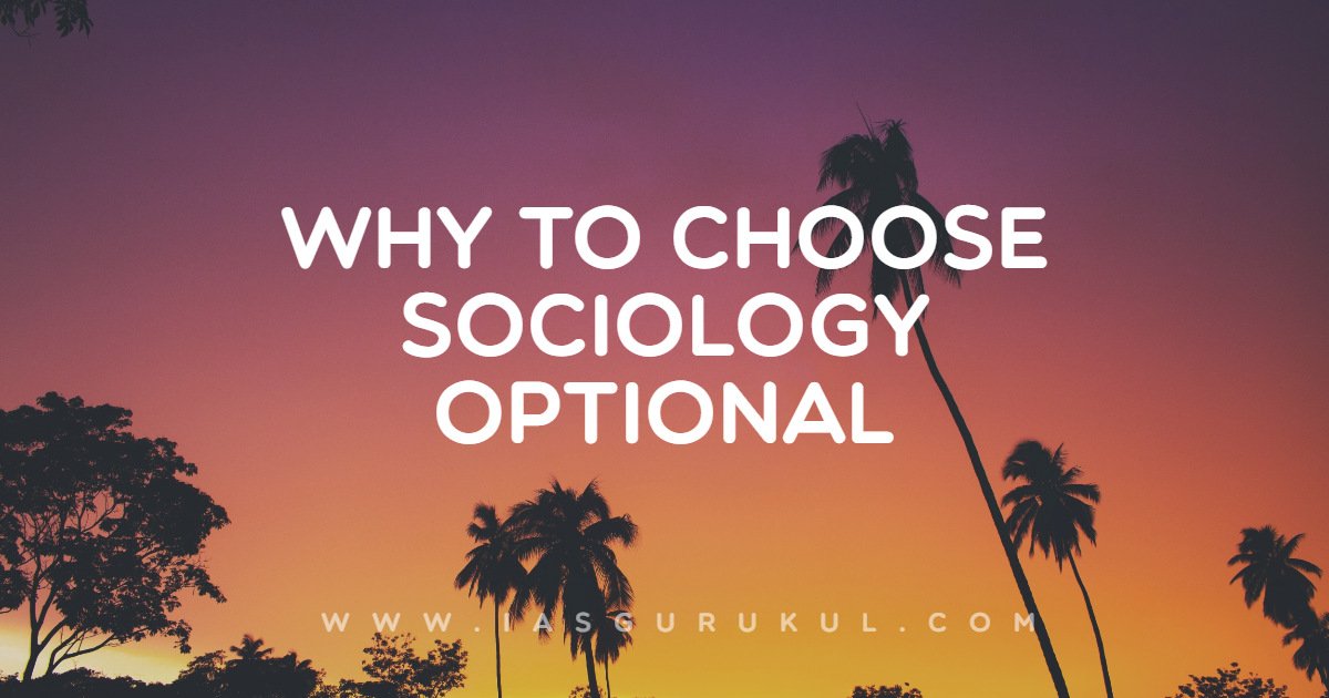 sociology as optional