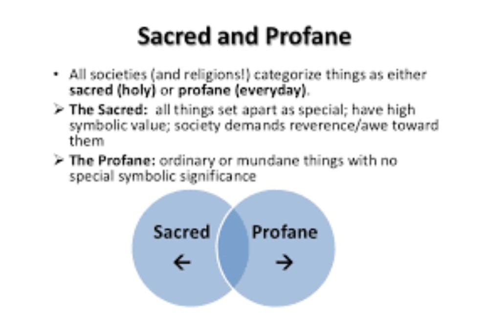 Emile Durkheim: Sacred and Profane